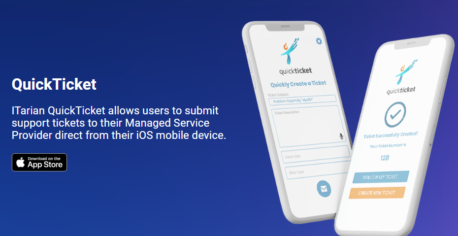 Quick Ticket | Managed Service Tickets for iOS Mobile App