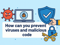 how can you prevent viruses and malicious code