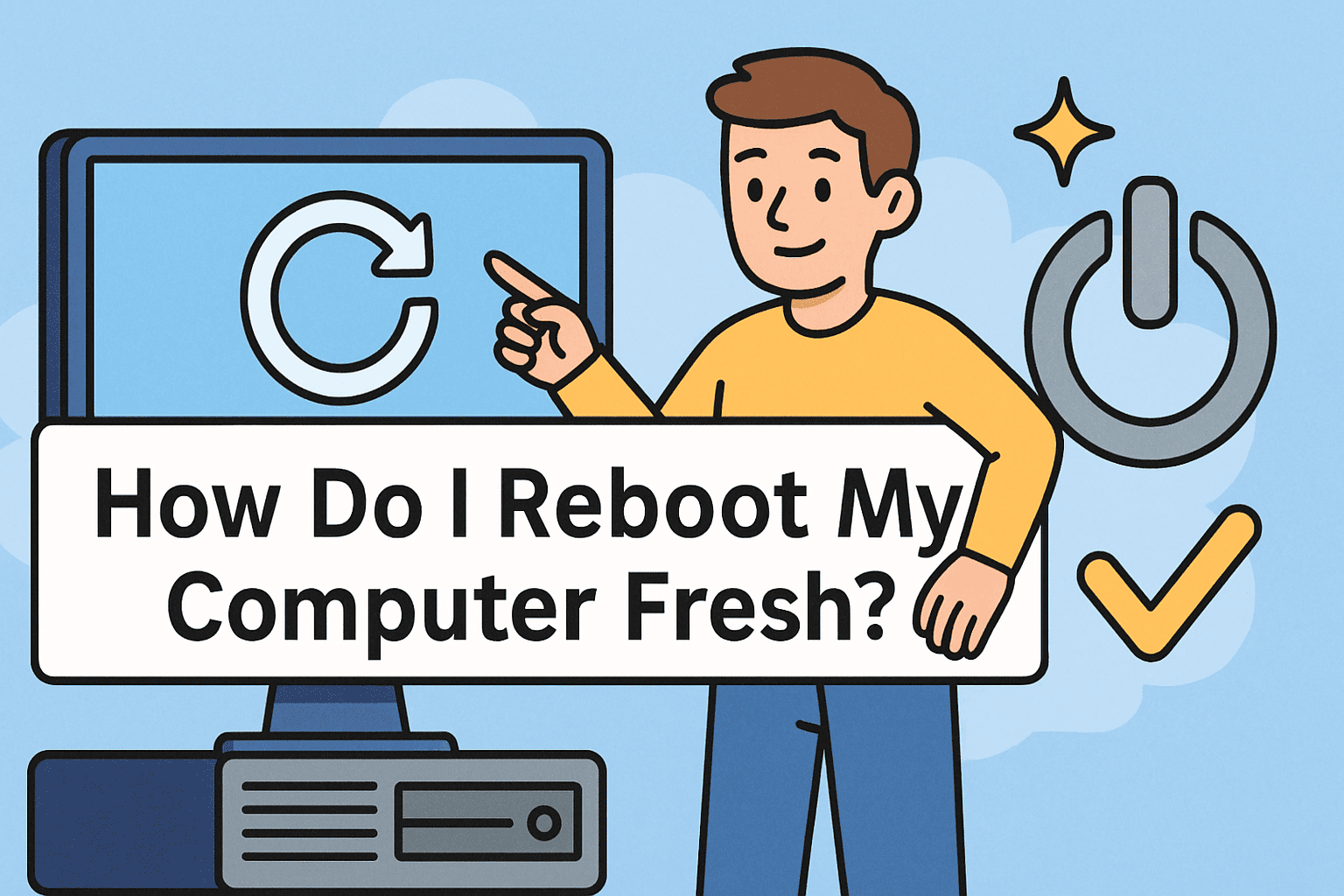 how do i reboot my computer fresh