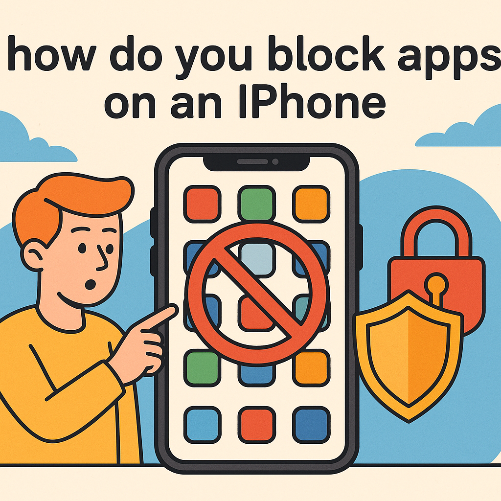 how do you block apps on an iphone