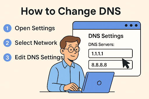 How to Change DNS