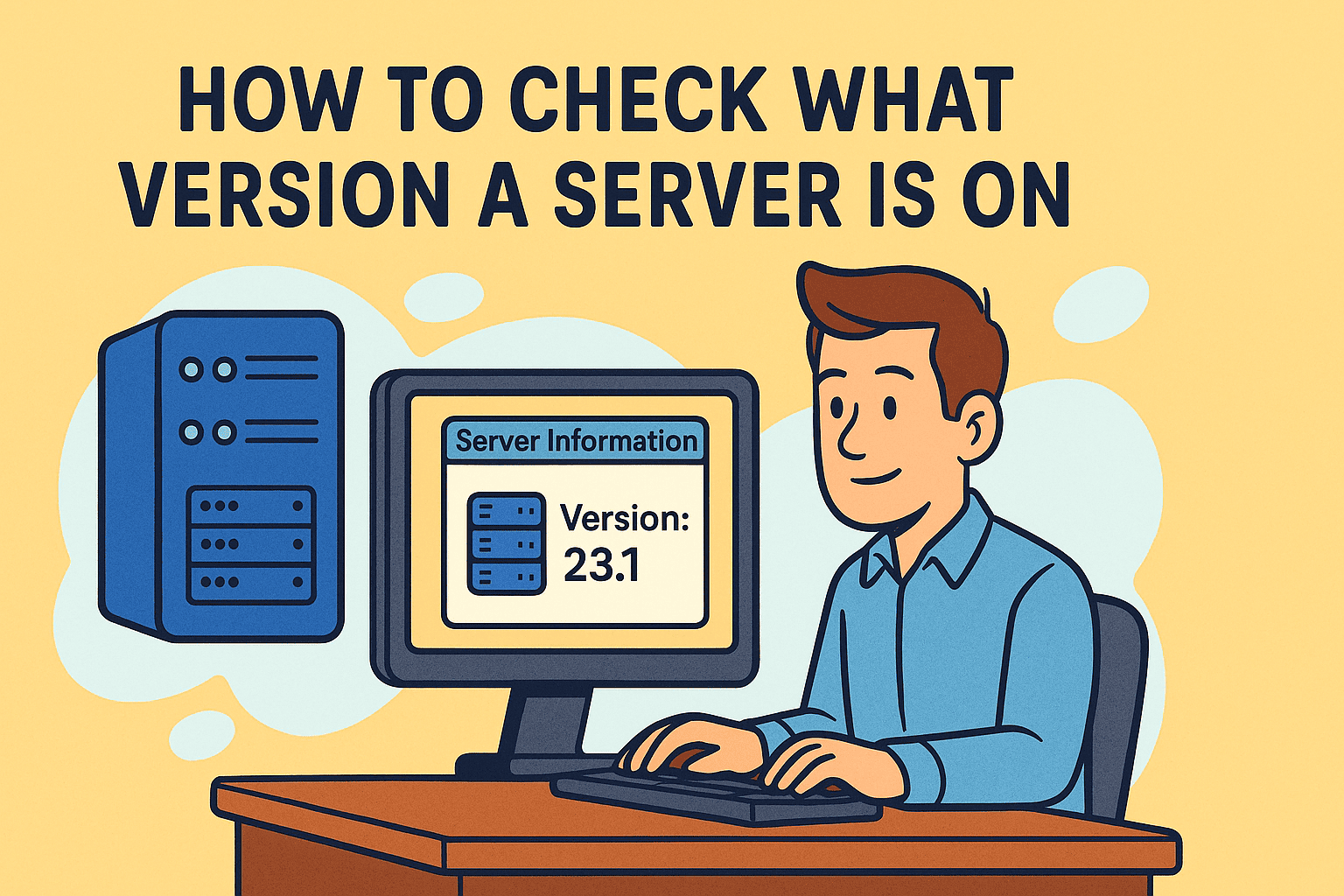 how to check what version a server is on