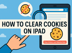 how to clear cookies on ipad