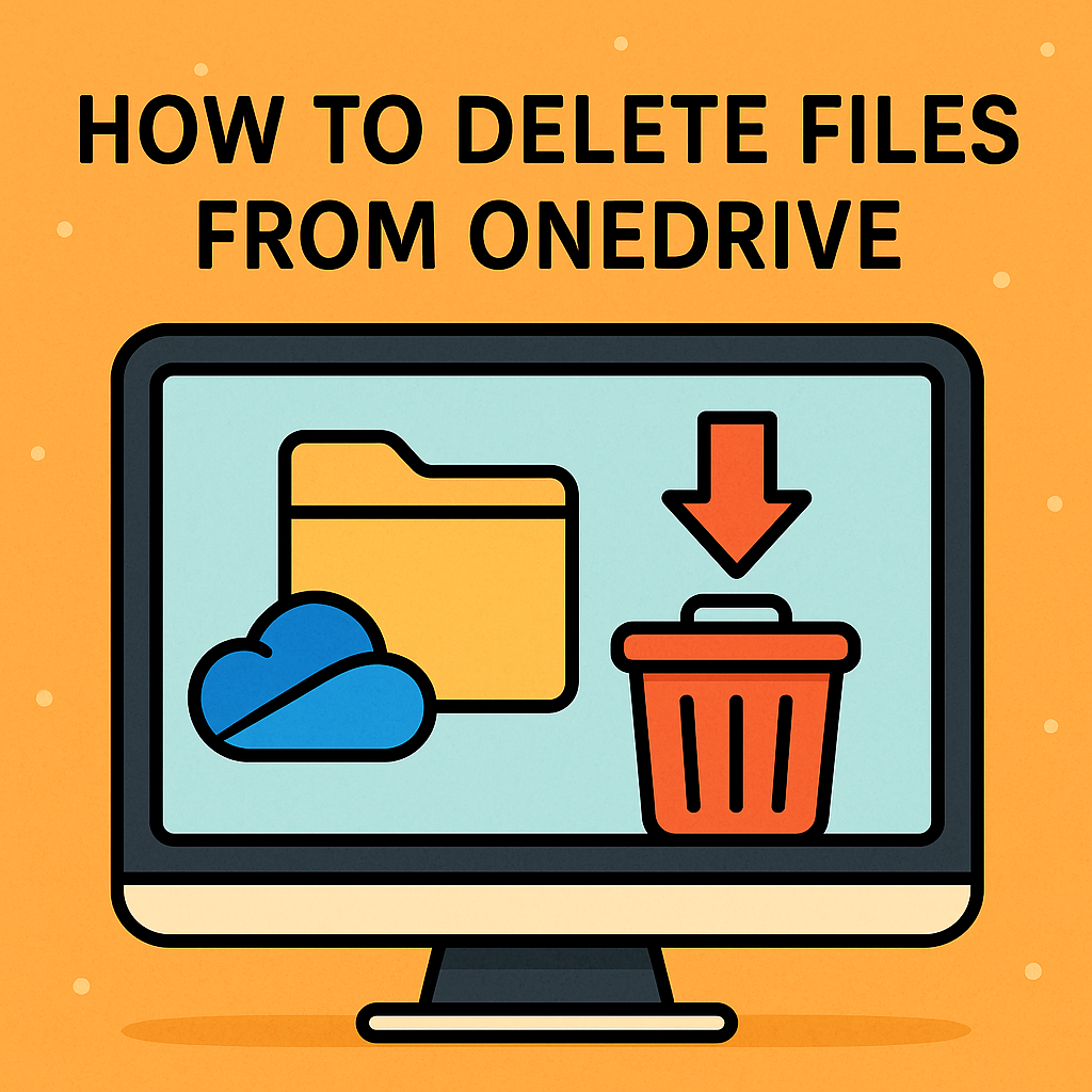 how to delete files from onedrive