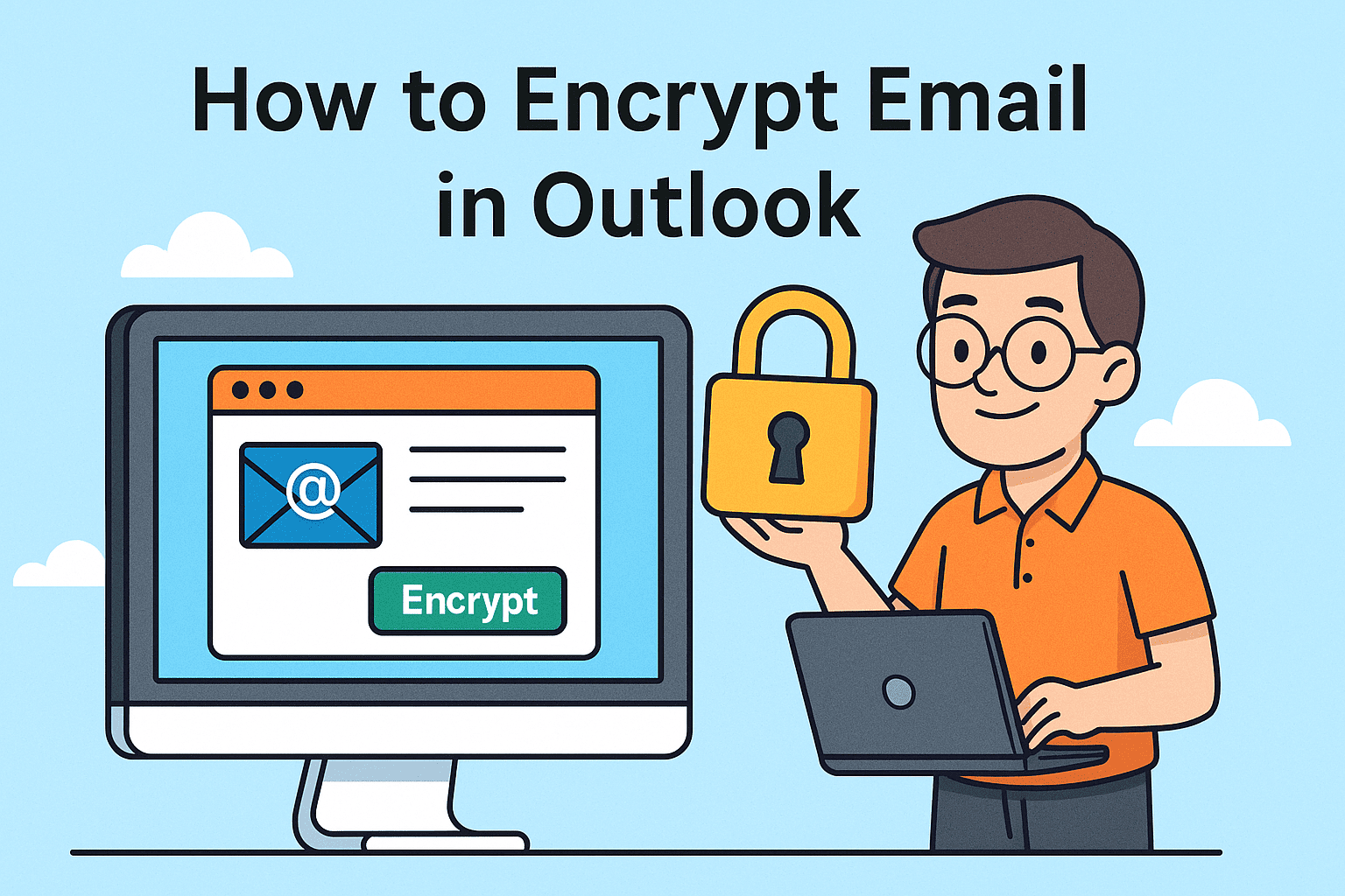 how to encrypt email in outlook