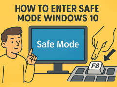 how to enter safe mode windows 10