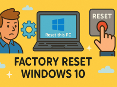 how to factory reset windows 10