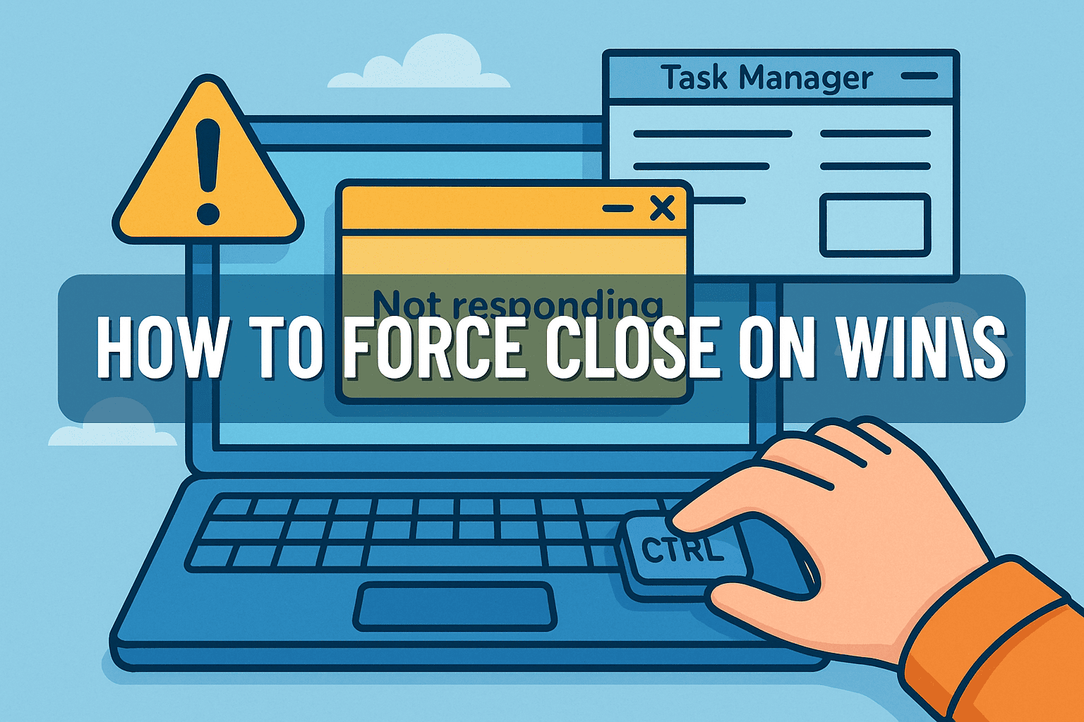 how to force close on windows