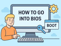 how to go into bios