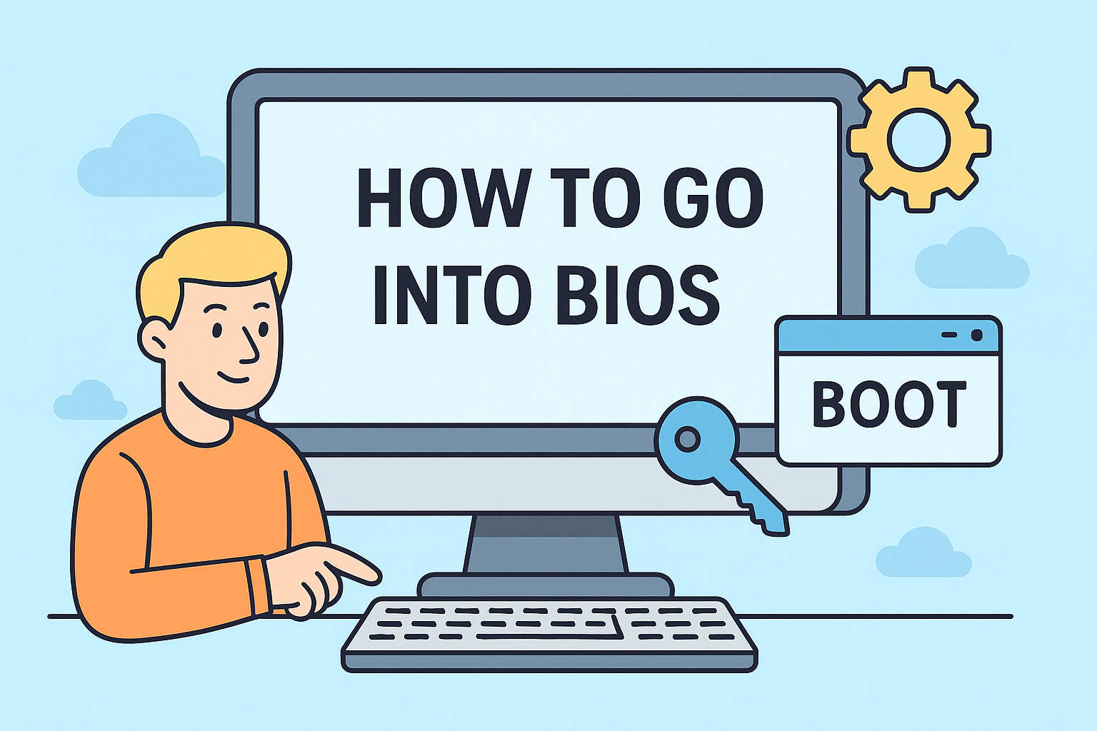 how to go into bios