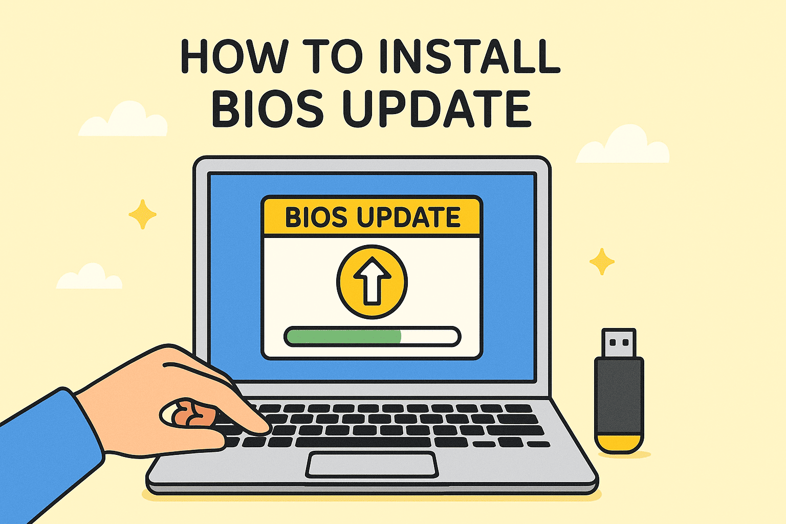 how to install bios update