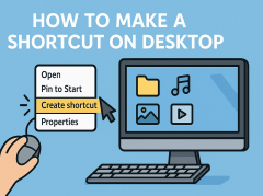 how to make a shortcut on desktop