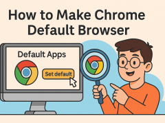 how to make chrome default browser