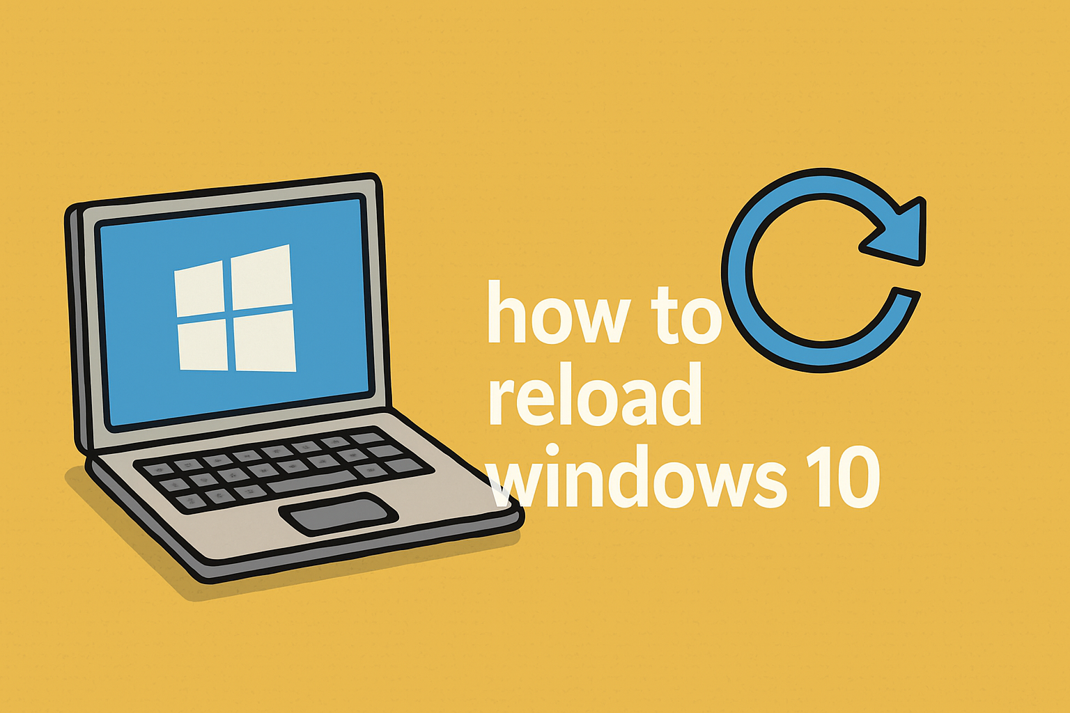 how to reload windows 10