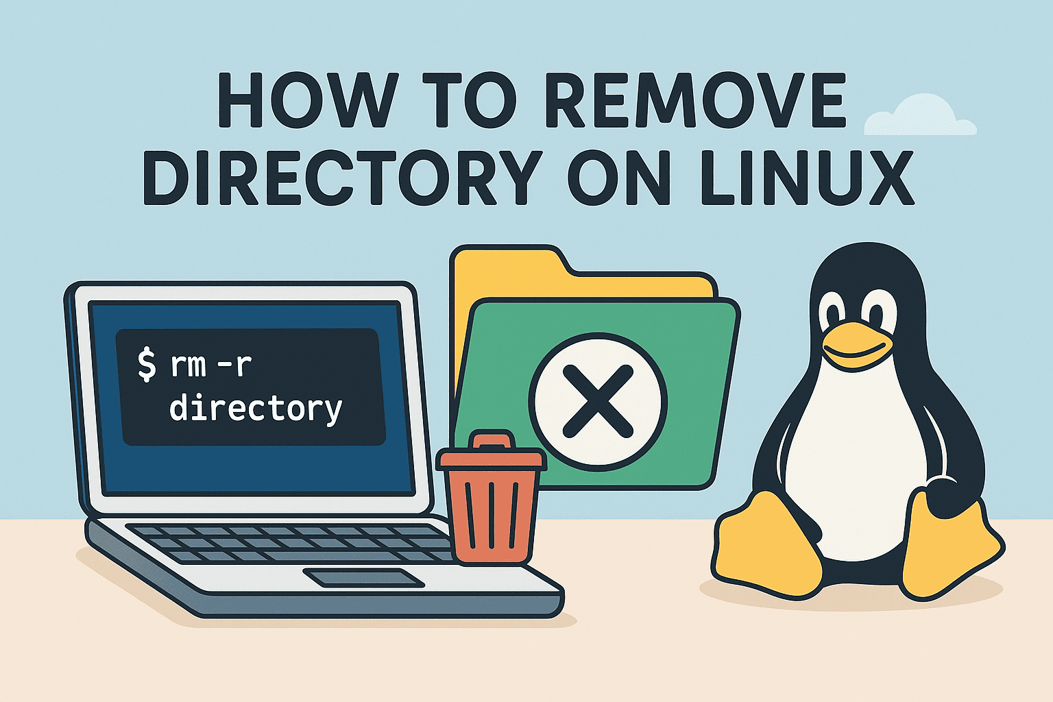how to remove directory on linux