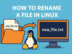 how to rename a file in linux