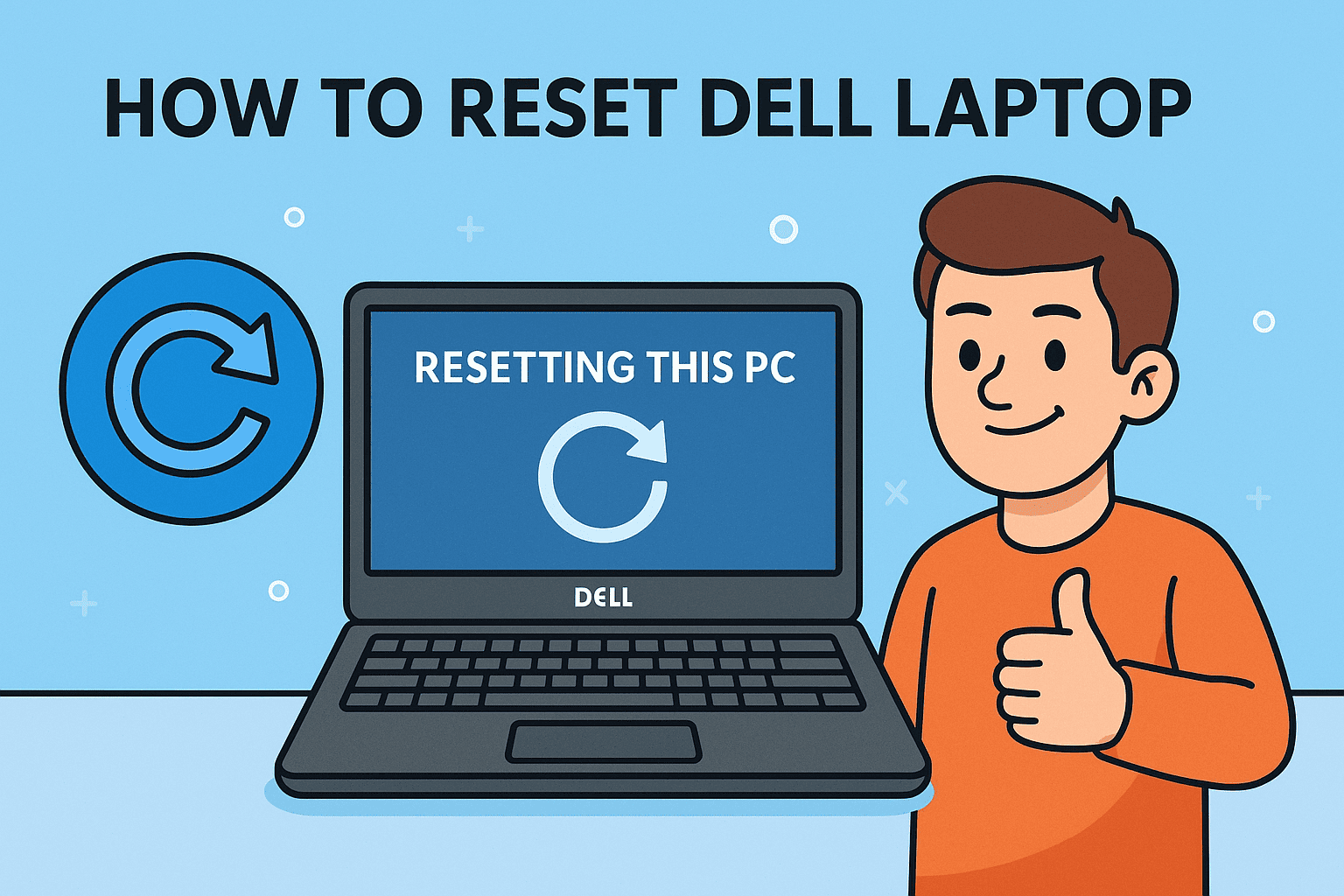 how to reset dell laptop