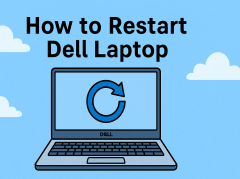 how to restart dell laptop
