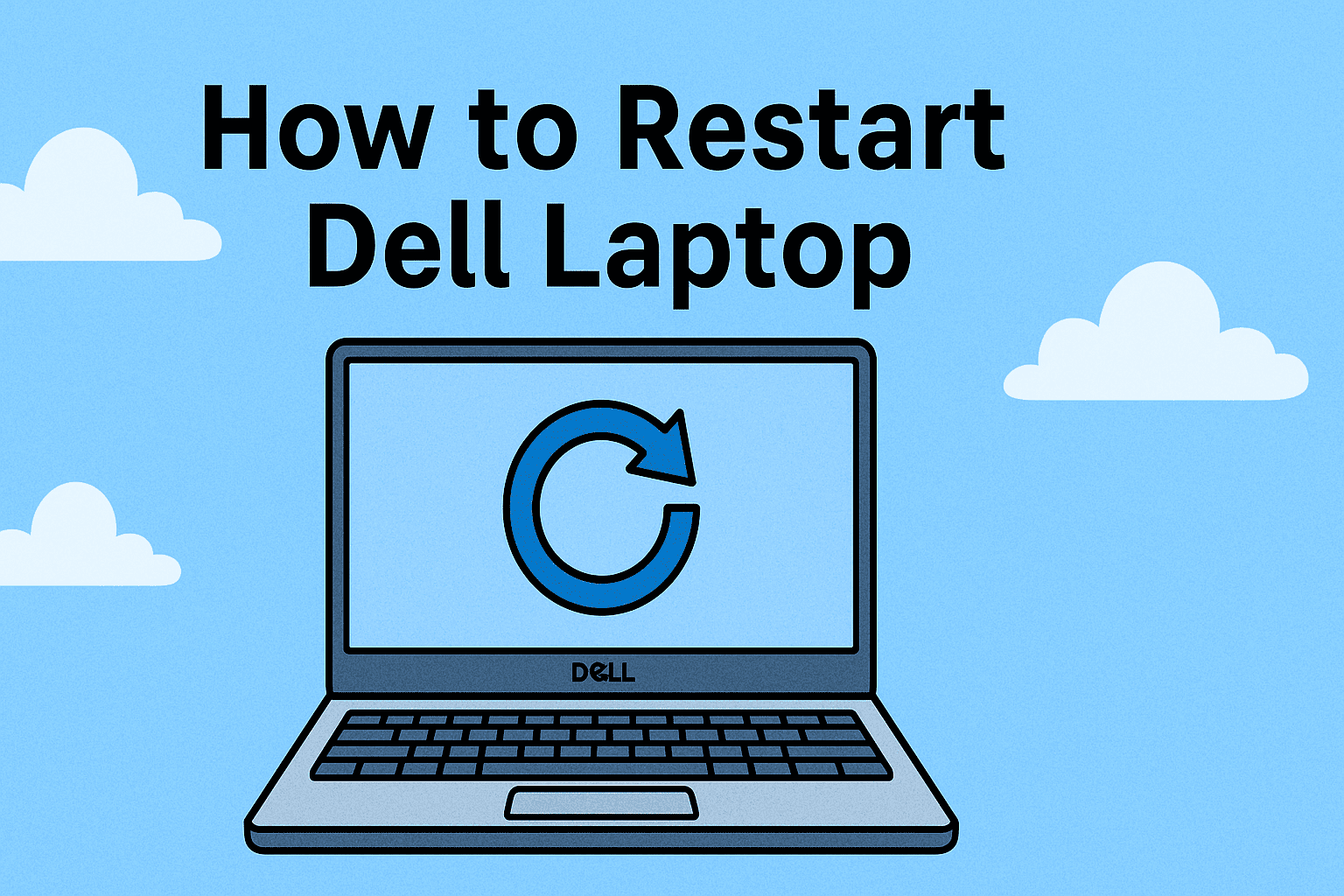 how to restart dell laptop
