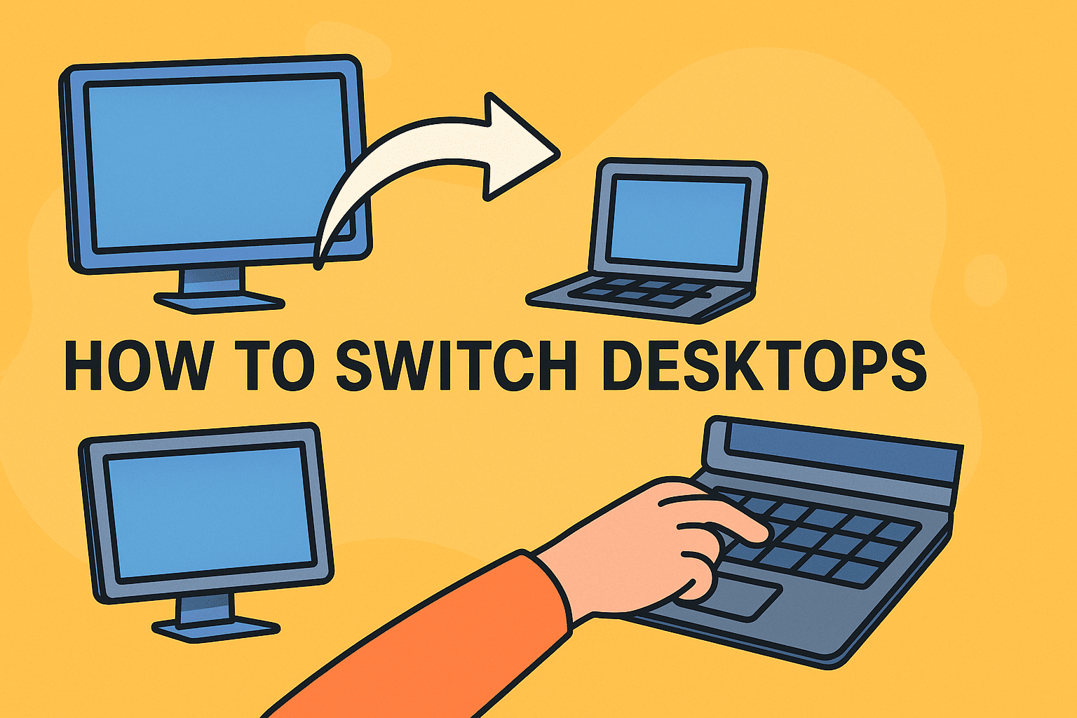 how to switch desktops