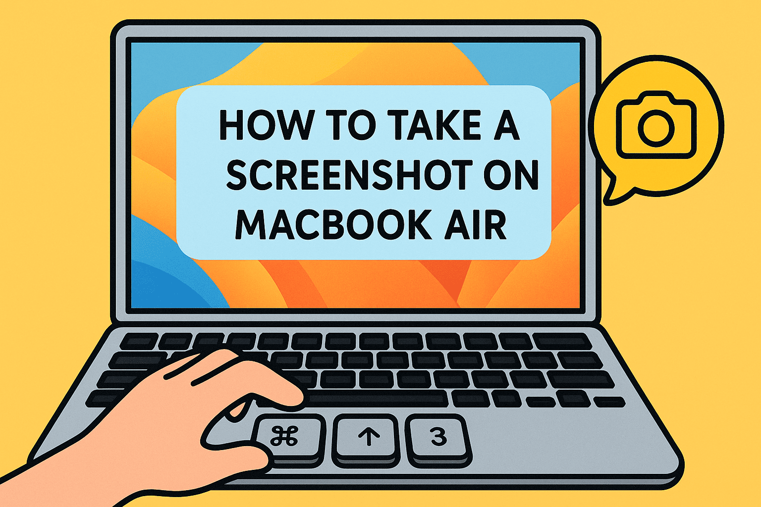 how to take a screenshot on macbook air