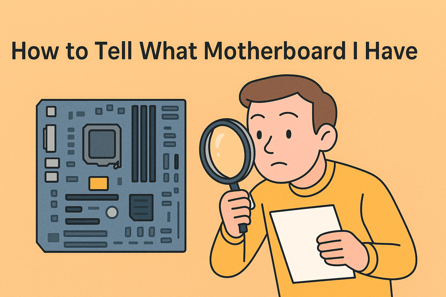 how to tell what motherboard i have