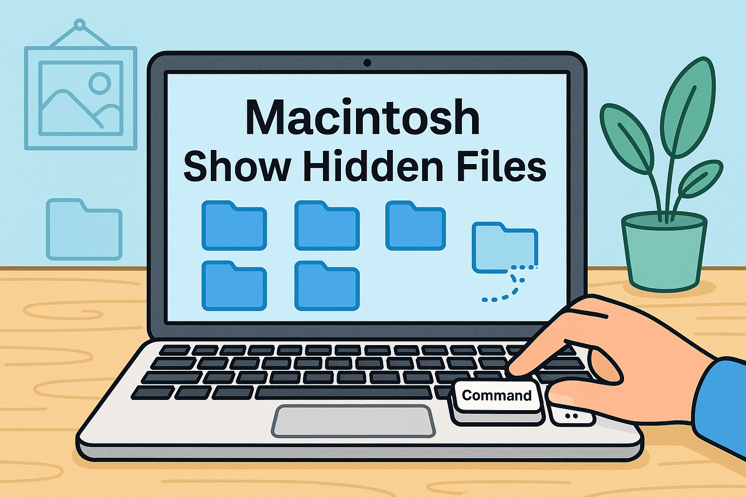 macintosh show hidden files