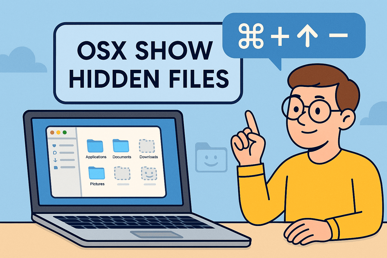 osx show hidden files