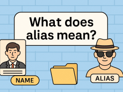 what does alias mean