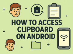 how to access clipboard on android