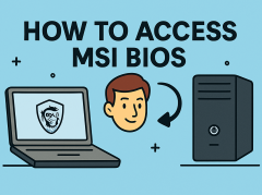 how to access msi bios
