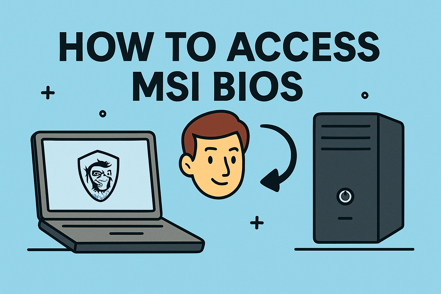 how to access msi bios
