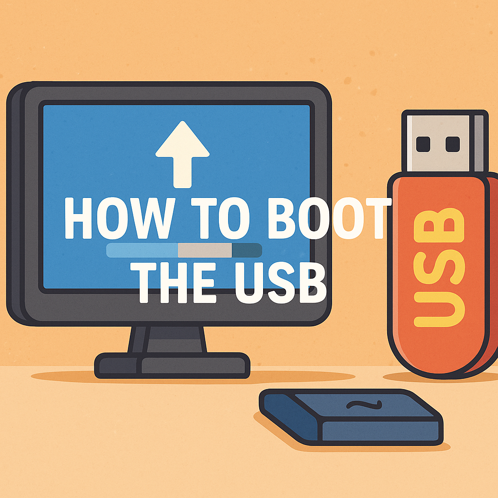 how to boot the usb