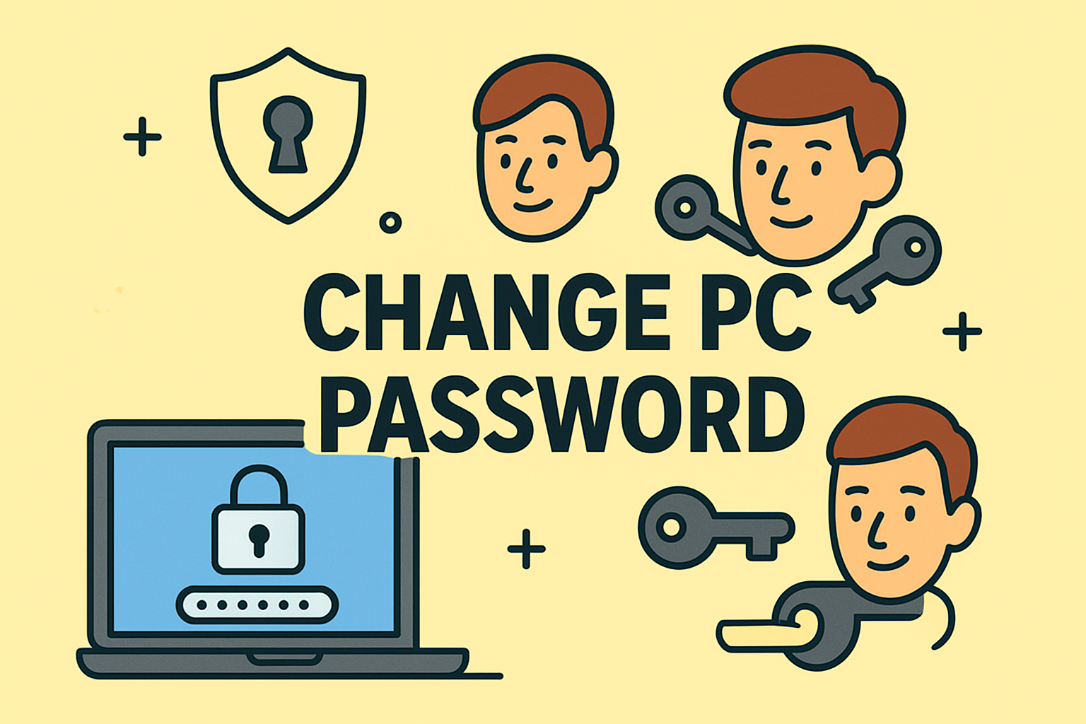 how to change pc password