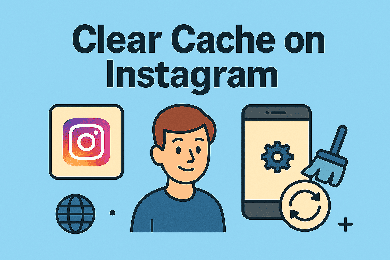 how to clear cache on instagram