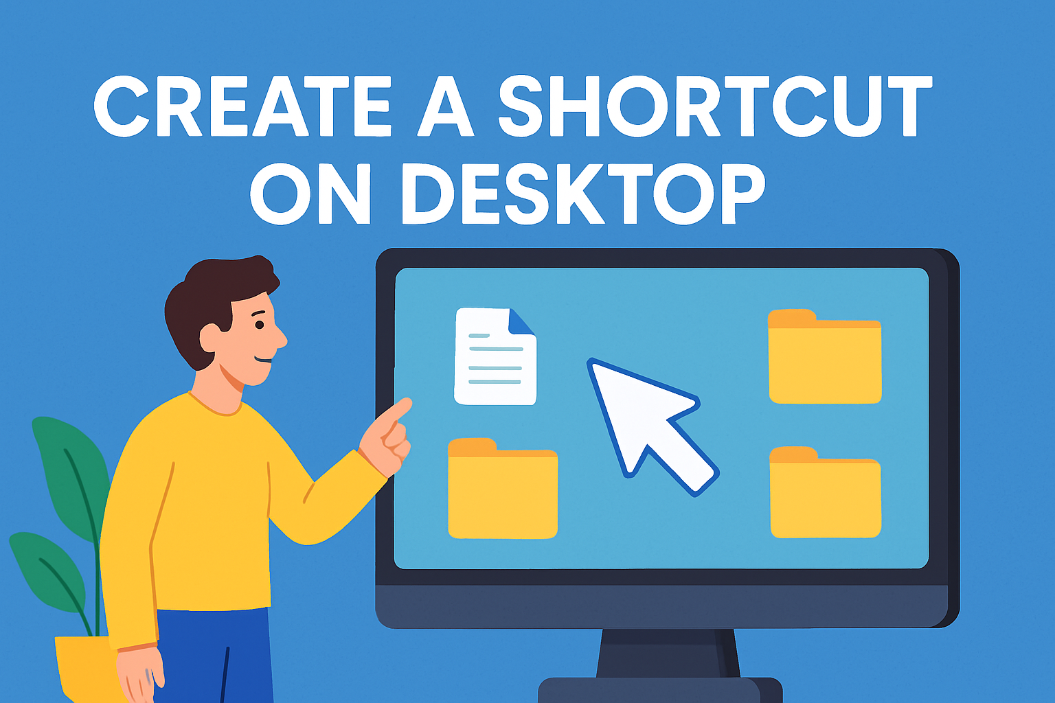 how to create a shortcut on desktop