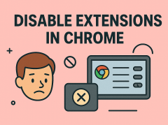 how to disable extensions in chrome