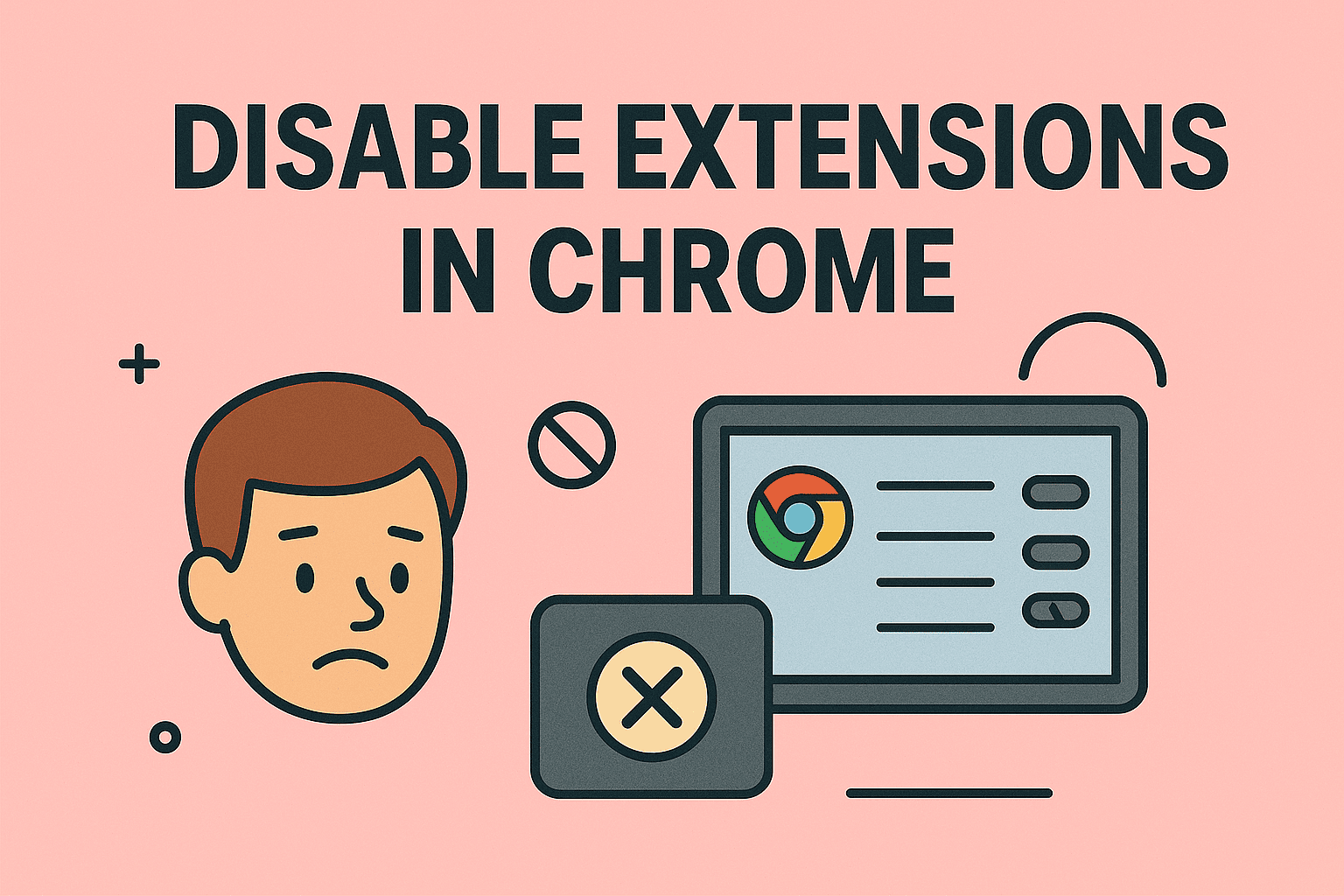 how to disable extensions in chrome