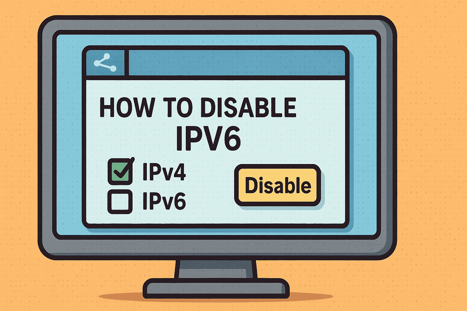 how to disable ipv6