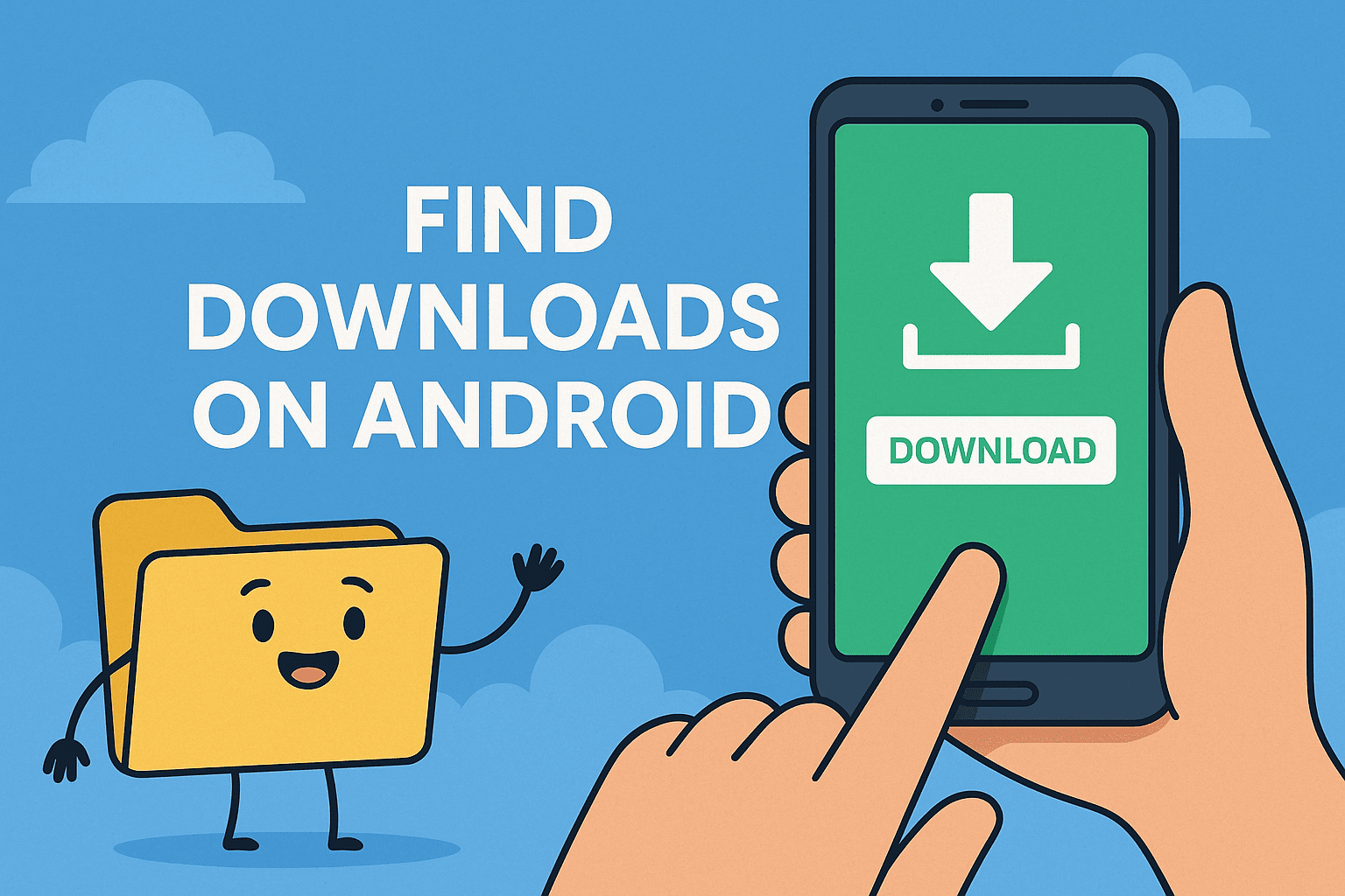 how to find downloads on android