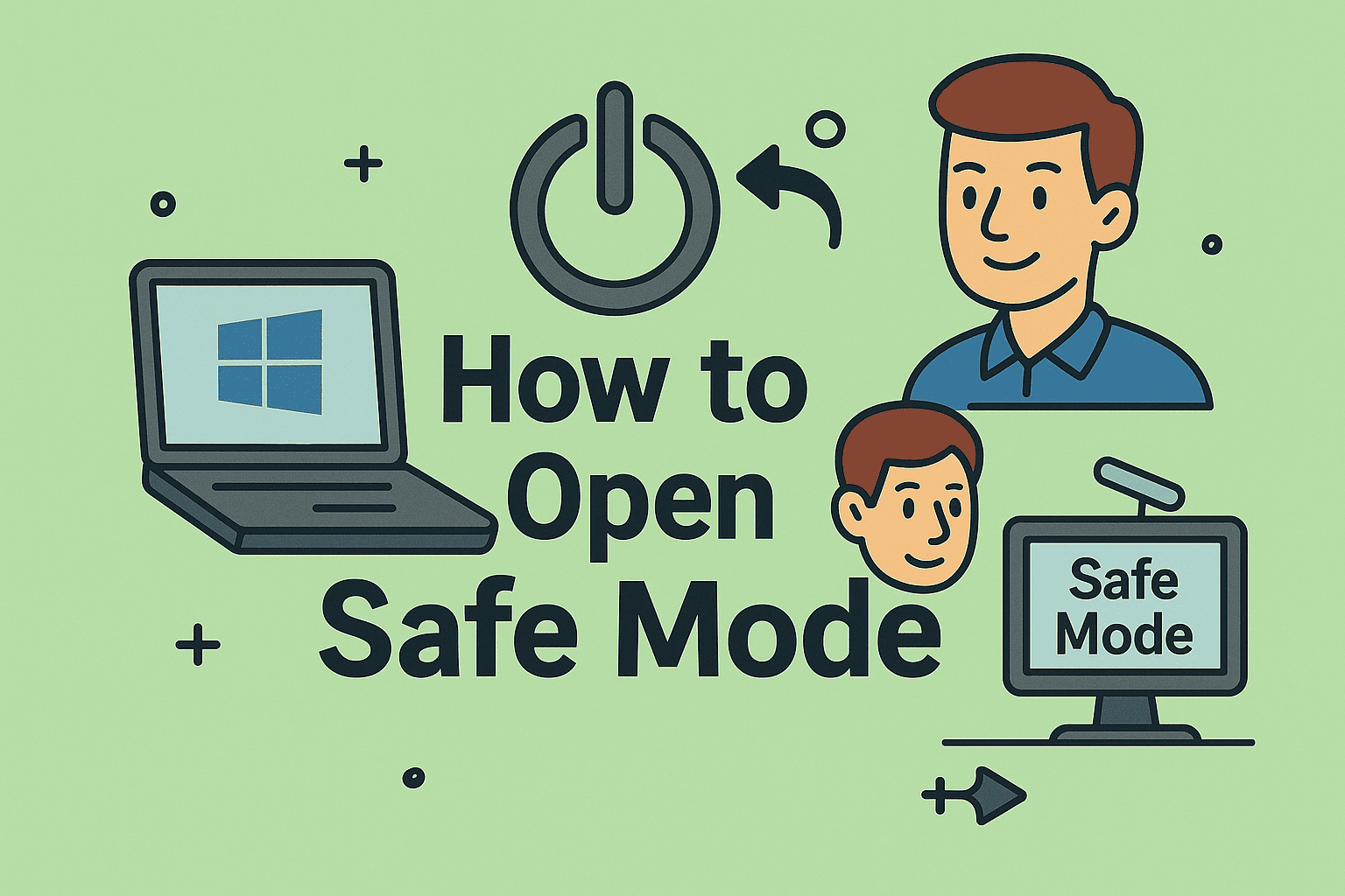 how to open safe mode