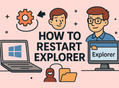 how to restart explorer