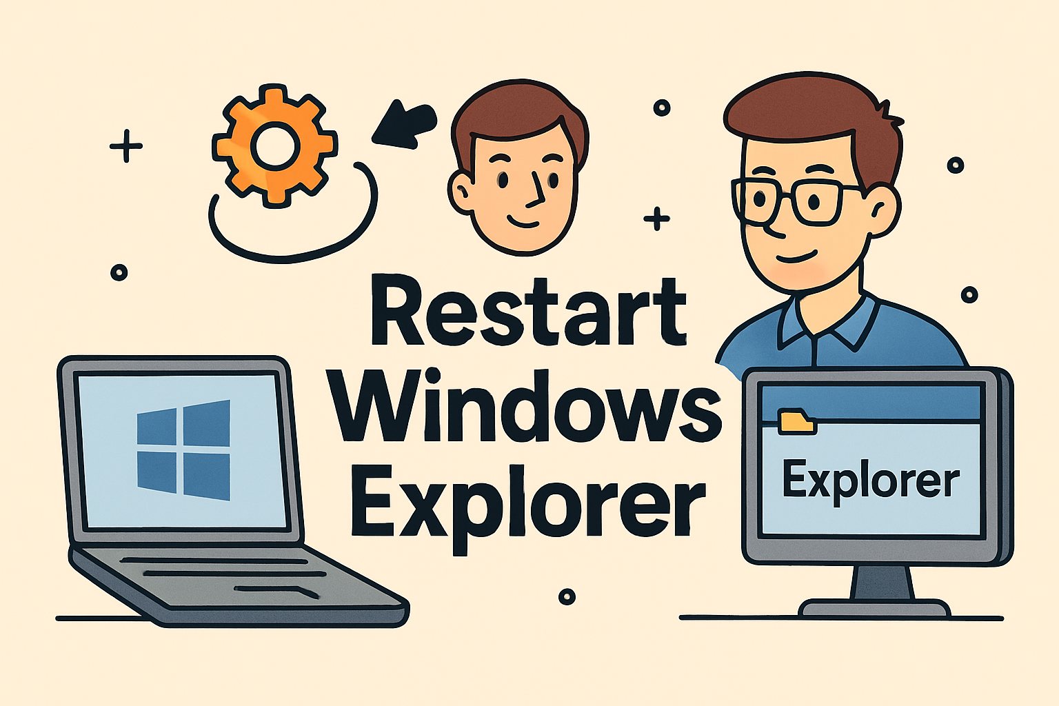 how to restart windows explorer