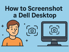 how to screenshot a dell desktop