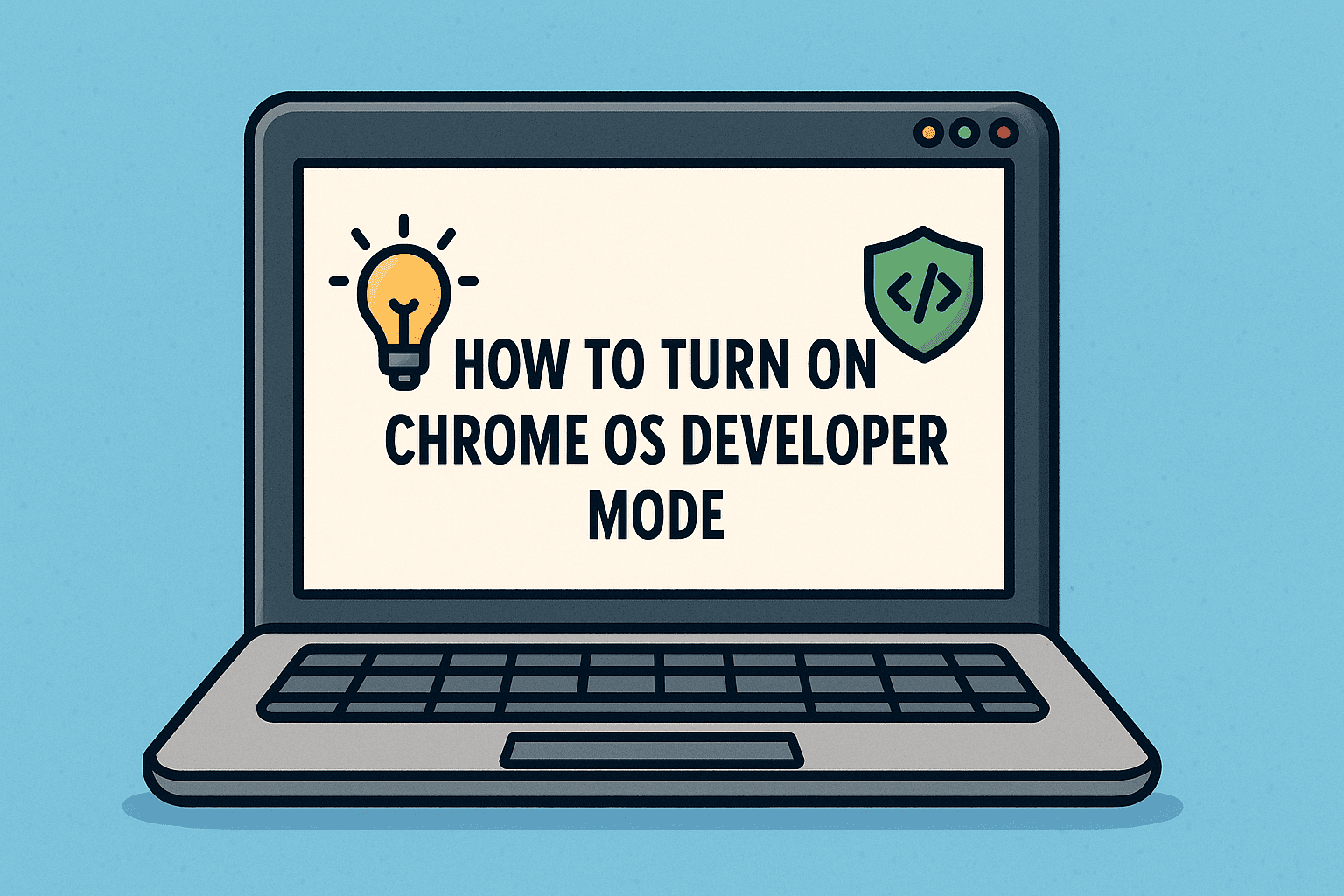 how to turn on chrome os developer mode