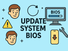how to update system bios