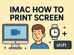imac how to print screen