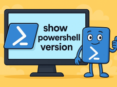 show powershell version