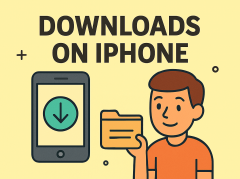 where are downloads on iphone
