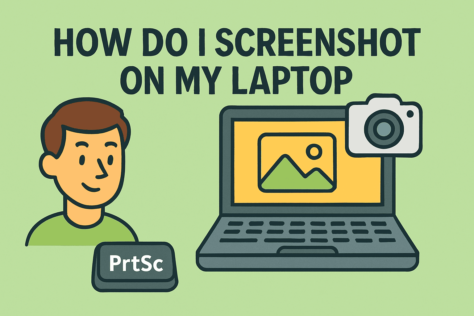 how do i screenshot on my laptop